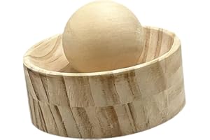 KiBcsLic Wooden Dumpling Press Tool, Dumpling Skin Pressing, Hand Pie Maker Pastry Presser for Restaurant