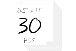 Yizhet 30 Sheets White Cardstock 8.5 x 11 Printer Paper, Thick Cardstock 92lb/250gsm Card Stock Printer Paper, Double Sided Cardstock Paper for Office Printing, Invitations, Crafting, DIY Cards