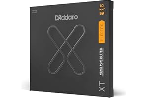 D'Addario Electric Guitar Strings, XT Nickel Coated, XTE1059, Regular Light Gauge 10-59, 7-String Set, Pack of 1