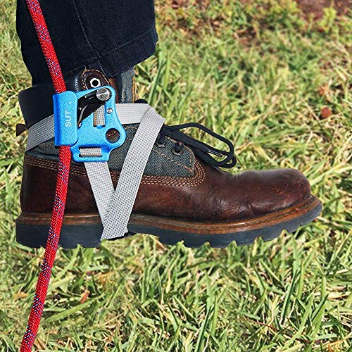 NewDoar Hand Ascender & Foot Ascender & Foot Loop Set for Tree Arborist