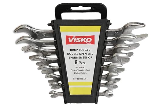 Visko Tools 701 Doe Spanner Set (Silver, 8-Pieces)