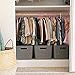EZOWare 18 Qt Woven Plastic Storage Baskets, Large Organizer Knit Tote Bins Boxes - Pack of 3