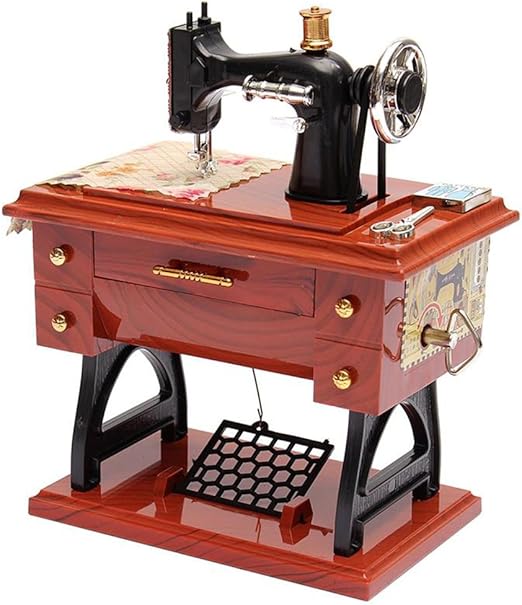 ToxTech Máquina de coser caja de música, máquina de coser de estilo de la máquina de