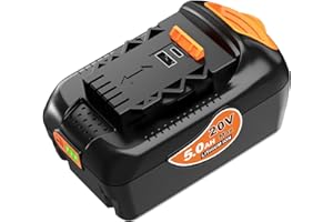 COOMYXIN Genuine Capacity 5Ah 20V Max Battery Replacement for Dewalt 20V Battery with USB and USB-C Charging Port, True Capacity Lithium ion Battery Compatible with All 20V Dewalt Cordless Tools