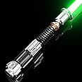 CVCBSER Pixel Dueling Lightsaber, Motion Control 39 Sets Sound Effects and 12 Colors, Smooth Swing Metal Handle Light Saber for Adults Boys Cosplay Gifts