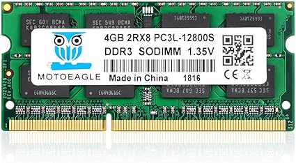 Amazon Motoeagle Pc3 Ddr3 1600mhz 4gb 1枚 1 35v対応 So Dimm ノートpc用 メモリ Motoeagle メモリ 通販