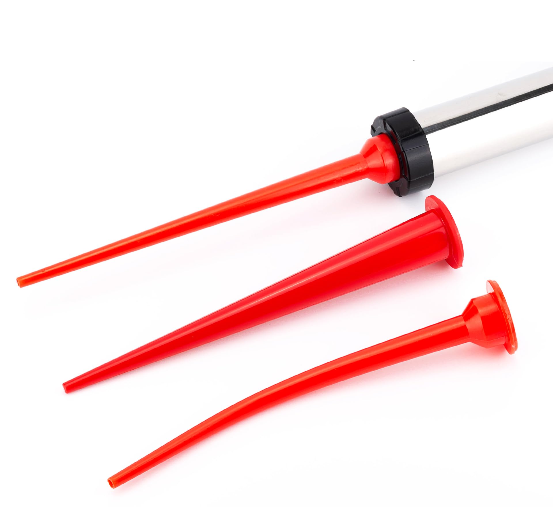 ANZHUO Caulking nozzle for sausage caulking gun curved caulking nozzle applicator used for sealing seams installing glass doors and windows tiles kitchenware advertisements (3 pieces）