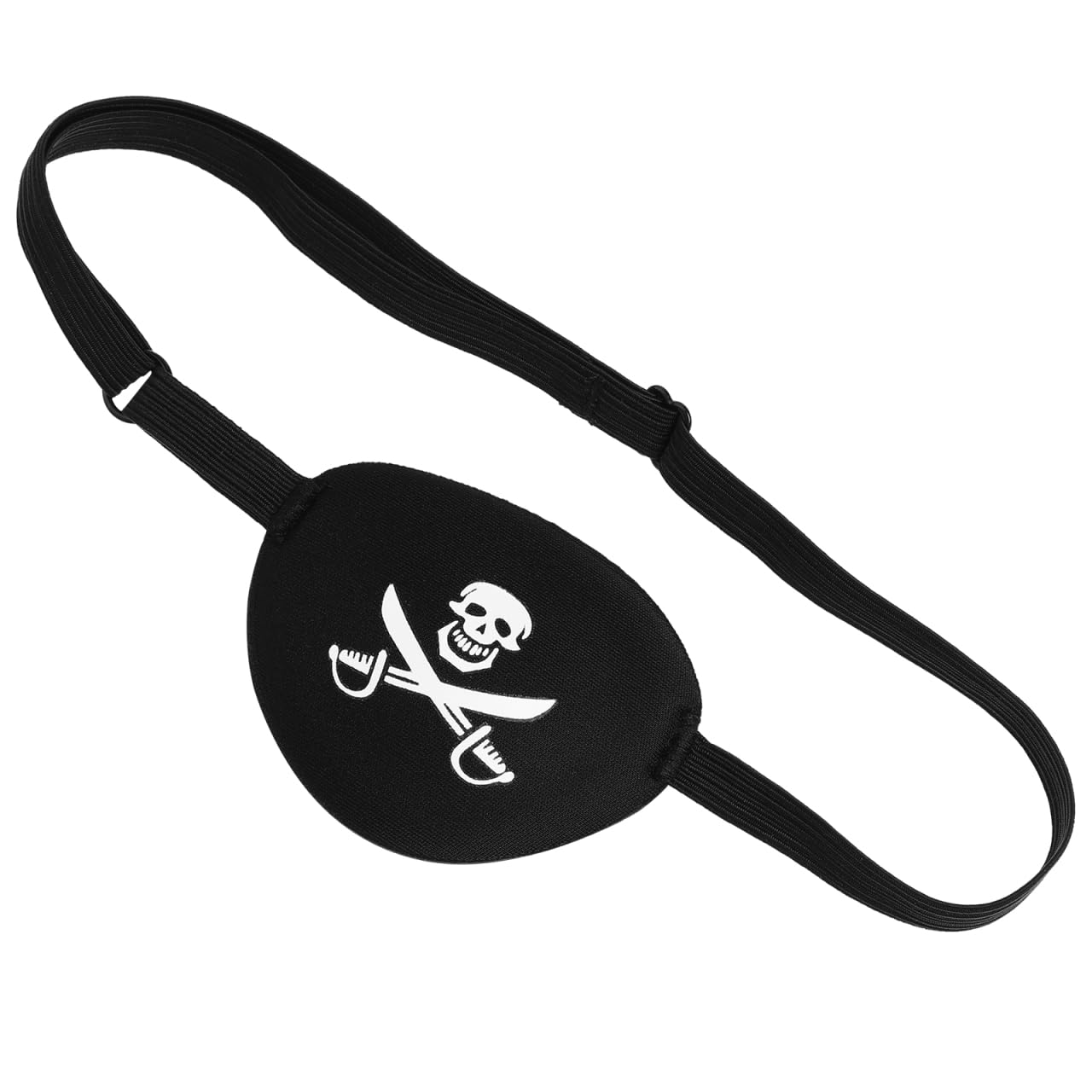 BESPORTBLE Halloween Pirate Eye Patch Patches For Adults Adjustable Patch, Comfortable Mask for Soft Skull Strap One-Eyed Longan Children Eva Black Fit Kids Dress up Play