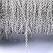 33FT Stainless Steel Cable Chain Link in Bulk for Necklace Jewelry Accessories DIY Making 2.5x3mm