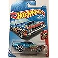 Hot Wheels HW FLAMES 7/10, BLUE WITH FLAMES '69 DODGE CORONET SUPERBEE 206/365