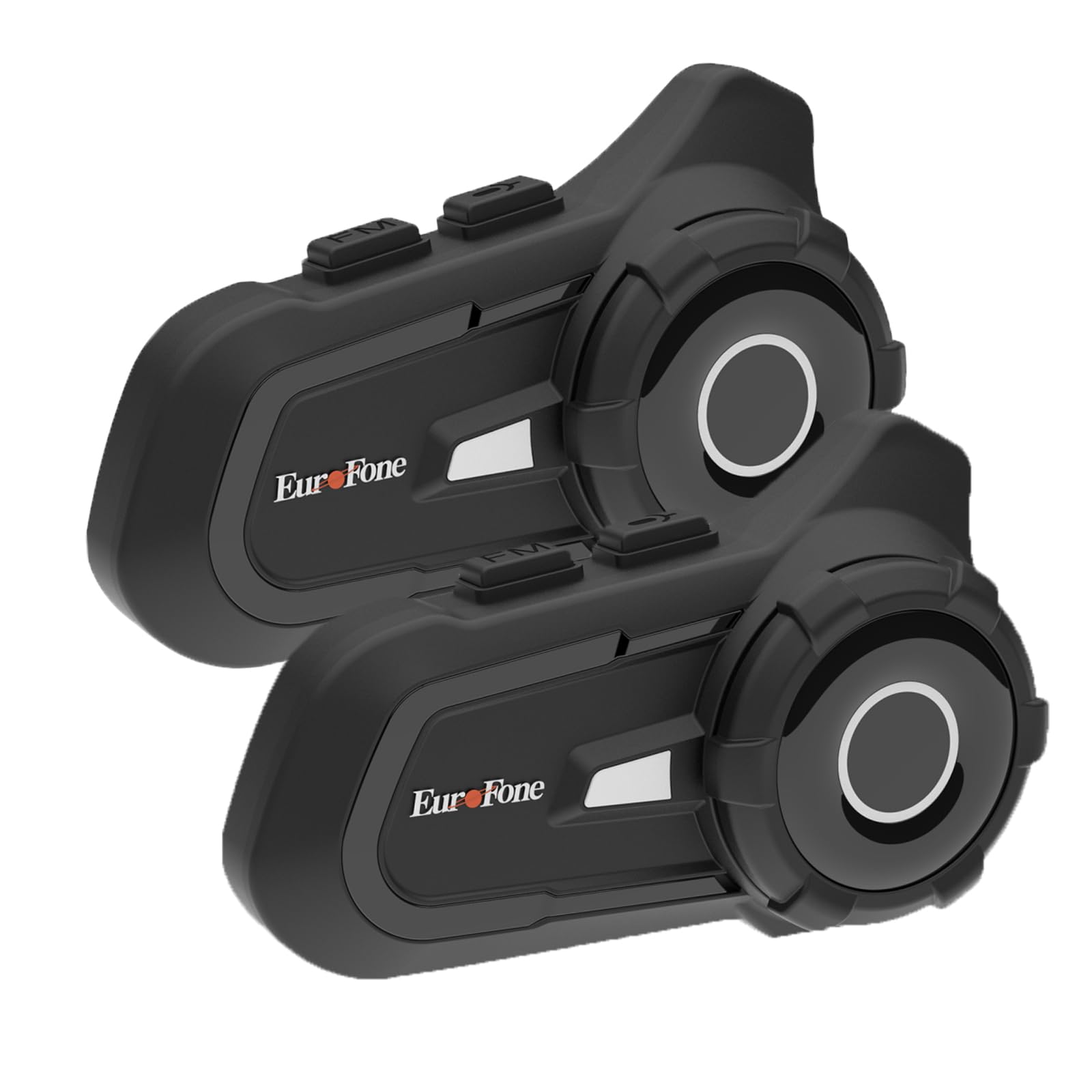 EuroFone S2 Motorcycle Helmet Intercom Bluetooth 5.1 Chip, 2 Riders Intercom Speaker with 2 in 1 Microphone (Soft and Hard Microphone), Waterproof, Sunscreen and Dustproof (Pack of 2)