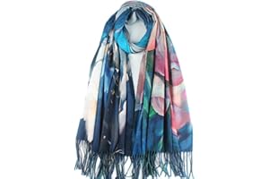 Umjetnost Soft Cashmere Feel Scarf For Women Winter Warm Scarves Large Shawl Wrap Monet Van Gogh Art Print