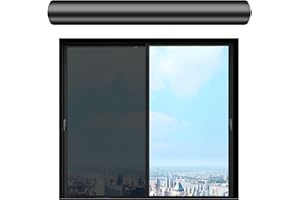 Window Clings for Privacy, Heat Control Window Tint, Mirror Glass Sticker with Reflective Tint Self Adhesive Sun Blocking Ant