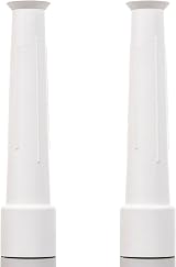 SISI UK White Anti-Splash Tap Swirl Nozzle Flexible Rubber for 1/2 Inch Taps view 1