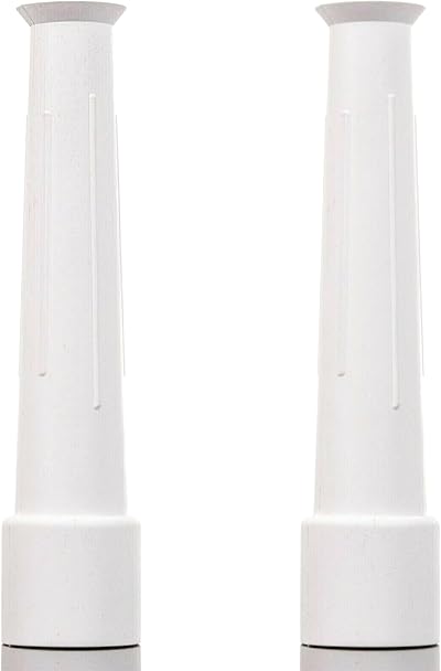 SISI UK White Anti-Splash Tap Swirl Nozzle Flexible Rubber for 1/2 Inch Taps