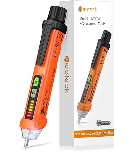2PCS Voltage Tester Pen 24-250V Non Contact Voltage Tester Screwdriver Voltage Detector High Sensitivity Electrical Tester Pen With Light Indicator For Circuit Test, Electric Tester Pen - Foto 5