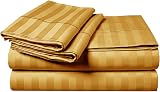 Moonlight20015 Double Duvet Set Reversible Stripes Ochre 200x200 cm view 7