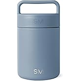 Simple Modern Food Jar for Hot Food | Reusable Stainless Steel Vacuum Insulated Leak Proof Lunch Storage for Smoothie Bowl, Soup, Oatmeal | Provision Collection | 12oz | Blue Dune