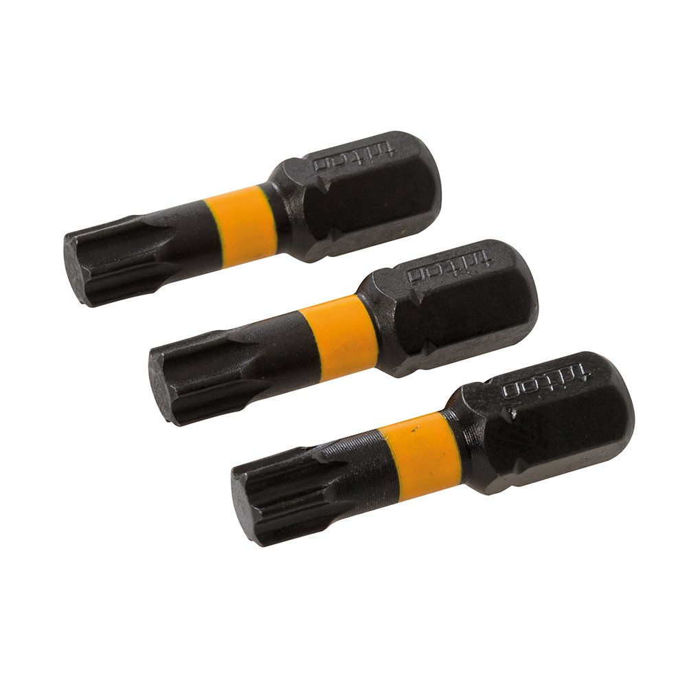 Triton T30 25 mm T30 Screwdriver Impact Bit 3pk
