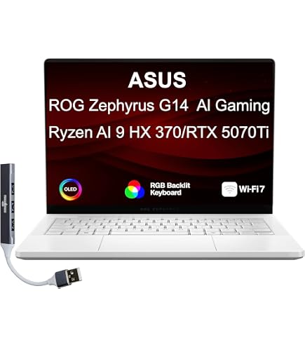 Amazon.com: EXCaliberPC [2024] ASUS ROG Zephyrus G14 GA403UV-G14