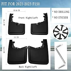 Mud Flaps Mud Guards Fit for 2021-2024 Ford F-150
