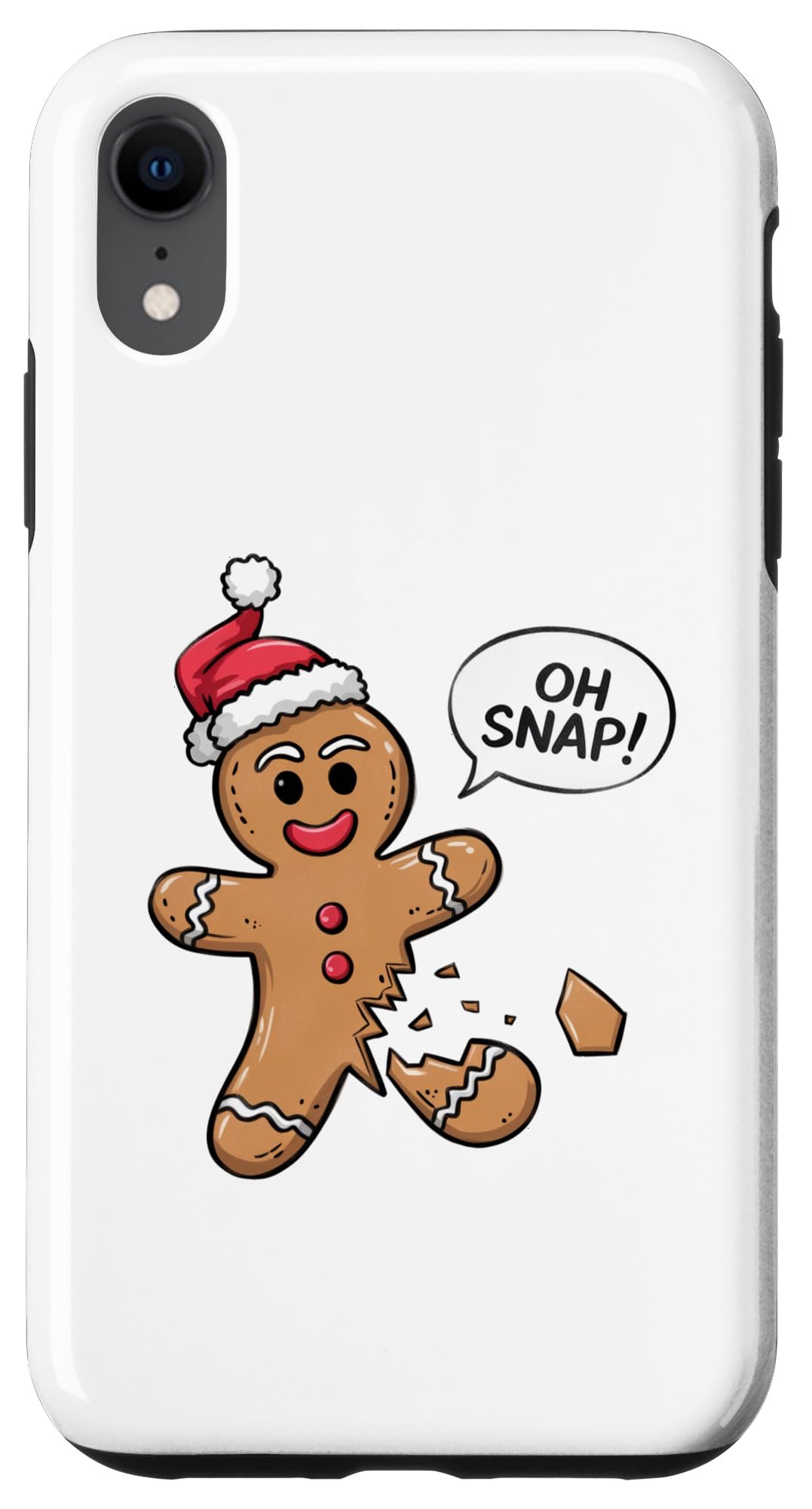 iPhone XR Oh Snap Xmas Christmas Gingerbread Case