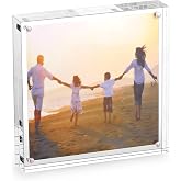 Acrylic Double Sided Photo Frame – 3.5 X 5 Inch, Tabletop Magnetic Frame, 1 Pack 4 thumbnail image