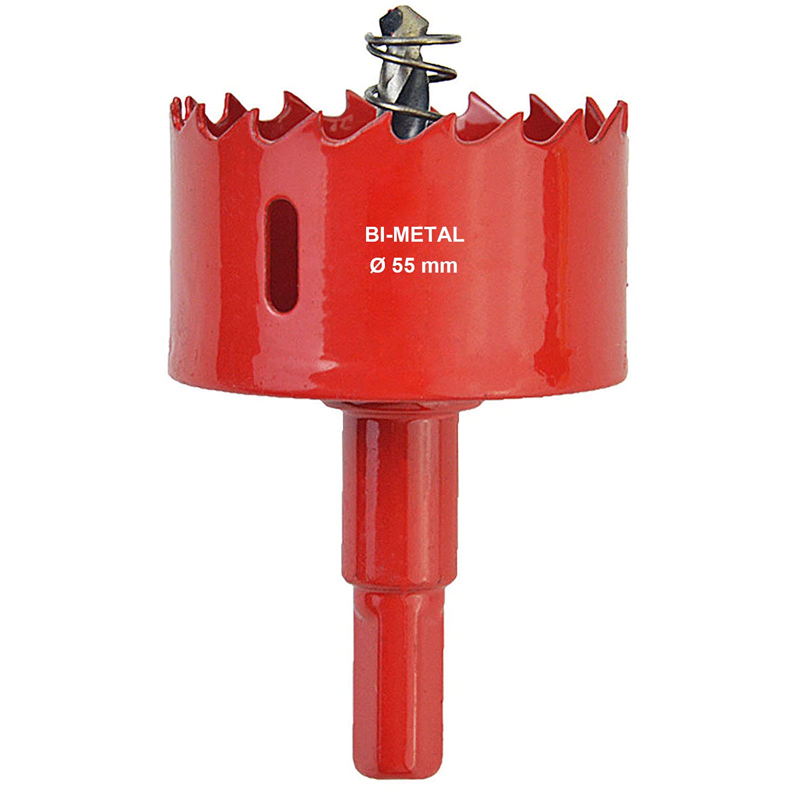 SagaSave 55mm HSS Bi-Metal Hole Saw with Corn Hole Drilling Cutter, Hole Cutter for Stainless Steel,Metal,Wood,Plastic,Drywall,Fiberboard,2.17inch 1PCS