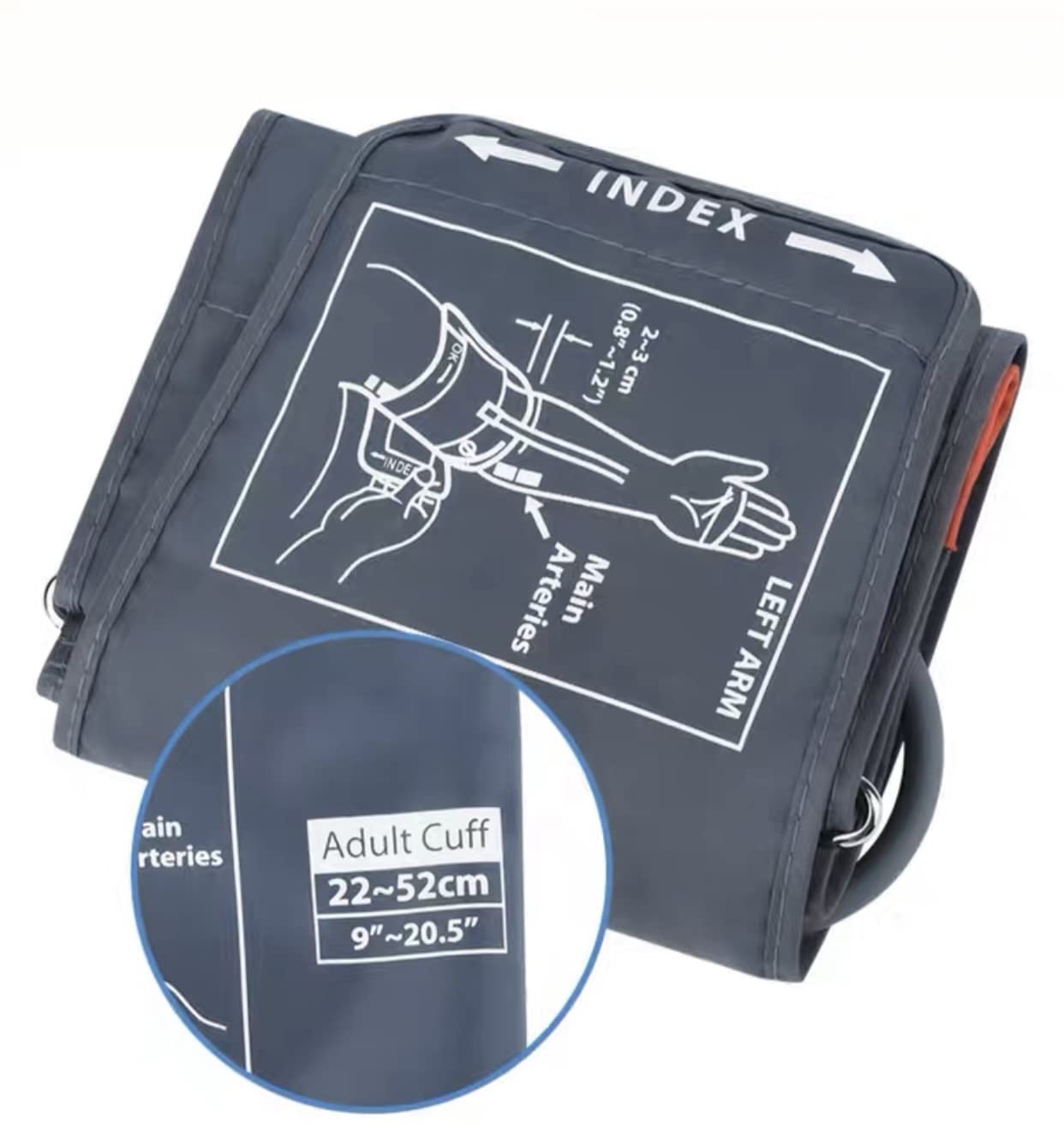 Extra Large Blood Pressure Cuff Large Arms Bigger Upper Arms 9-20.5 Inches Blood Pressure Monitors Large Cuff for Automatic Blood Pressure Monitor Digital Machine, with 4 Pcs Extra Joints