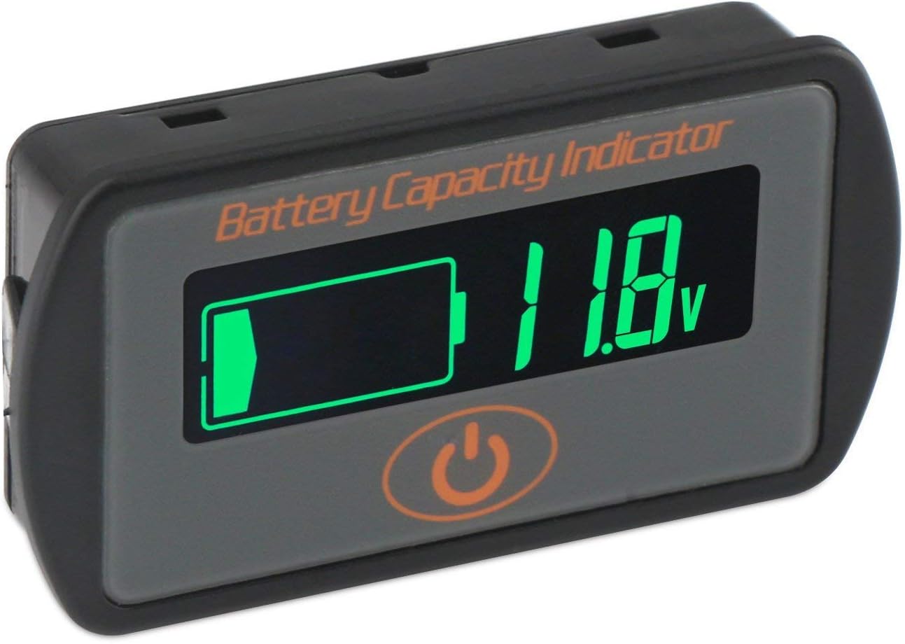 Battery Capacity Indicator 2in1 Voltage Capacity SOC Combo Meter Lead Acid 12V 24V 36V 48V lithium Li-ion 2S~15S 7.4V~56V
