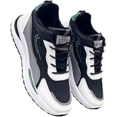 Men's Lightweight Fashion Sneakers Comfortable Athletic Walking Running Tennis Shoes Workout Slip-on Shoes