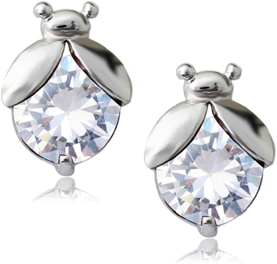 Ladybug earrings swarovski Clearance