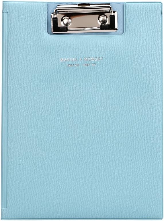 A5 Clipboard Folder with Cover PVC Hardboard Waterproof Foolscap