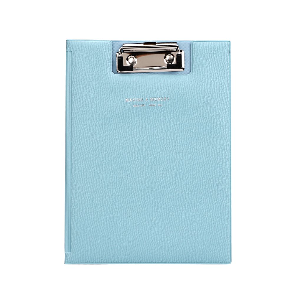 A5 Clipboard Folder with Cover PVC Hardboard Waterproof Foolscap Foldover Portfolio Organiser Clip Board Binder File Folder Office Signing Documents Conference Writting Pad Legal Pads