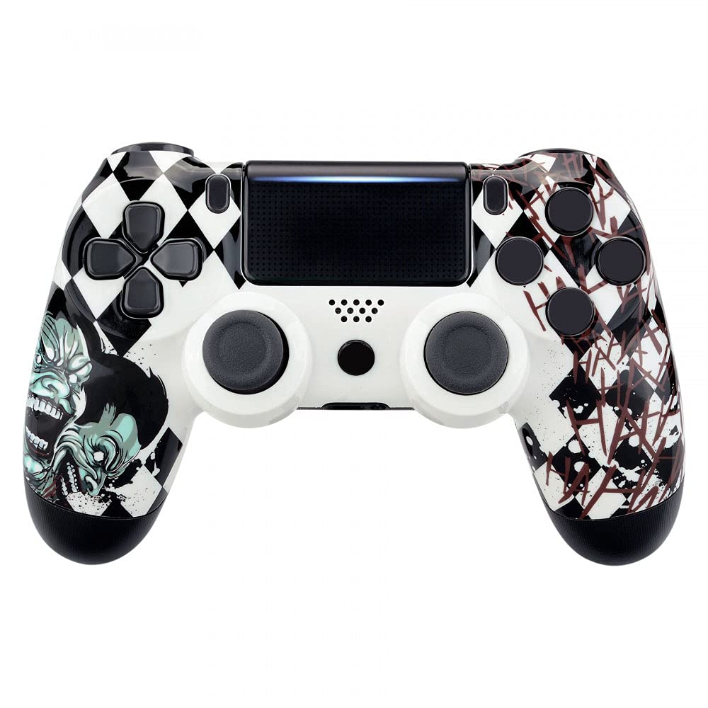 Amazon Com Extremerate Joker Pattern Replacement Faceplate Cover For Ps4 Slim Pro Controller Custom Front Housing Shell Case For Ps4 Controller Cuh Zct2 Jdm 040 Jdm 050 Jdm 055 Controller Not Included Video Games