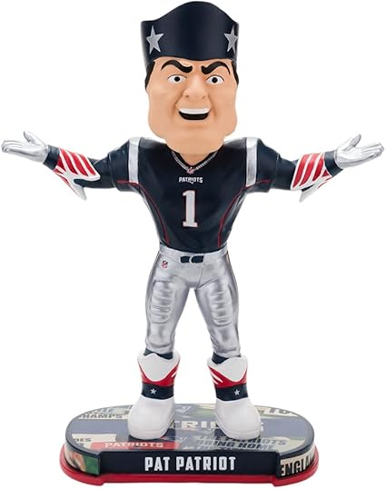Amazon Com Forever Collectibles New England Patriots Mascot New England Patriots Headline Bobblehead Nfl Sports Outdoors