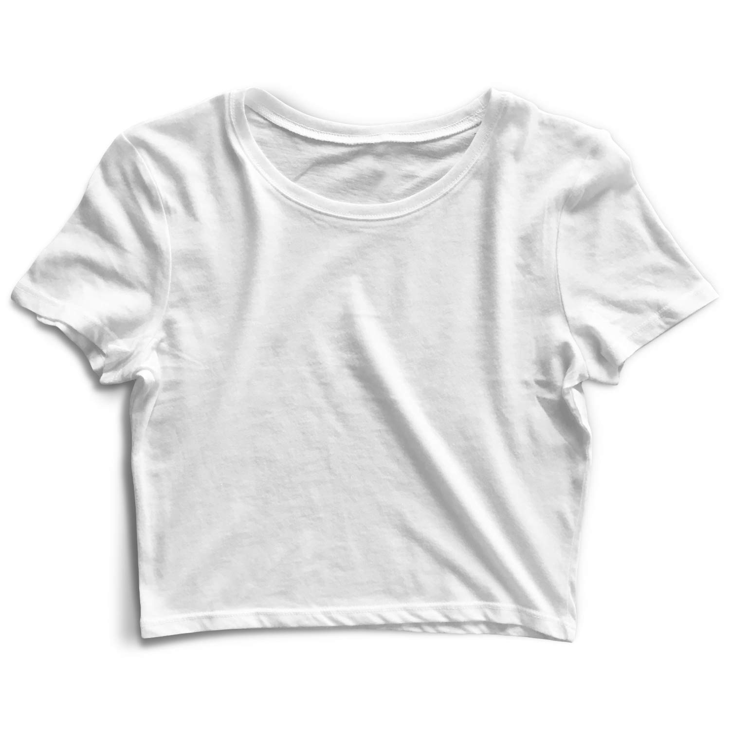 crop top plain white