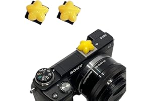 ZOSTLAND Unique SLR Camera Hot Shoe Boot Cover Cap,King Shoe Protector,Compatible with Sony Fuji Canon Nikon Pentax Leical. (2PCS Star)