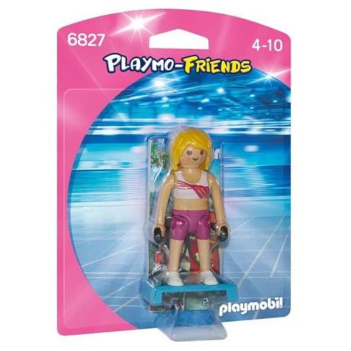 Playmobil 6827 Fitness Instructor, Fun Imaginative Role-Play, PlaySets Suitable for Children Ages 4+