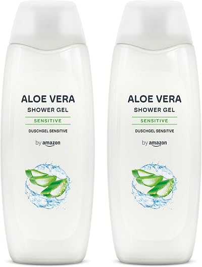 by Amazon Aloe Vera Shower Gel 2 x 500ml Brand New Sealed