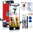 EFAITHFIX for iPhone 7 LCD Screen Replacement Black 4.7 Inch Frame Assembly Display 3D Touch Screen Digitizer with Repair Too