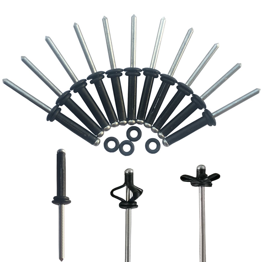 Using Plastic Rivets on Kayaks. FishingYaks