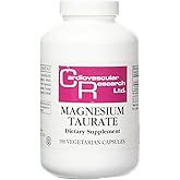Cardiovascular Research Ecological Formulas Magnesium Taurate Capsule, 125 mg, 180 Count (EFMGT180)