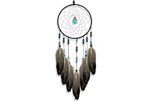 AWLEE Dream Catchers Handmade Feather Dreamcatcher Circular Net for Kids Bed Room Wall Hanging Decoration Decor Ornament Craft