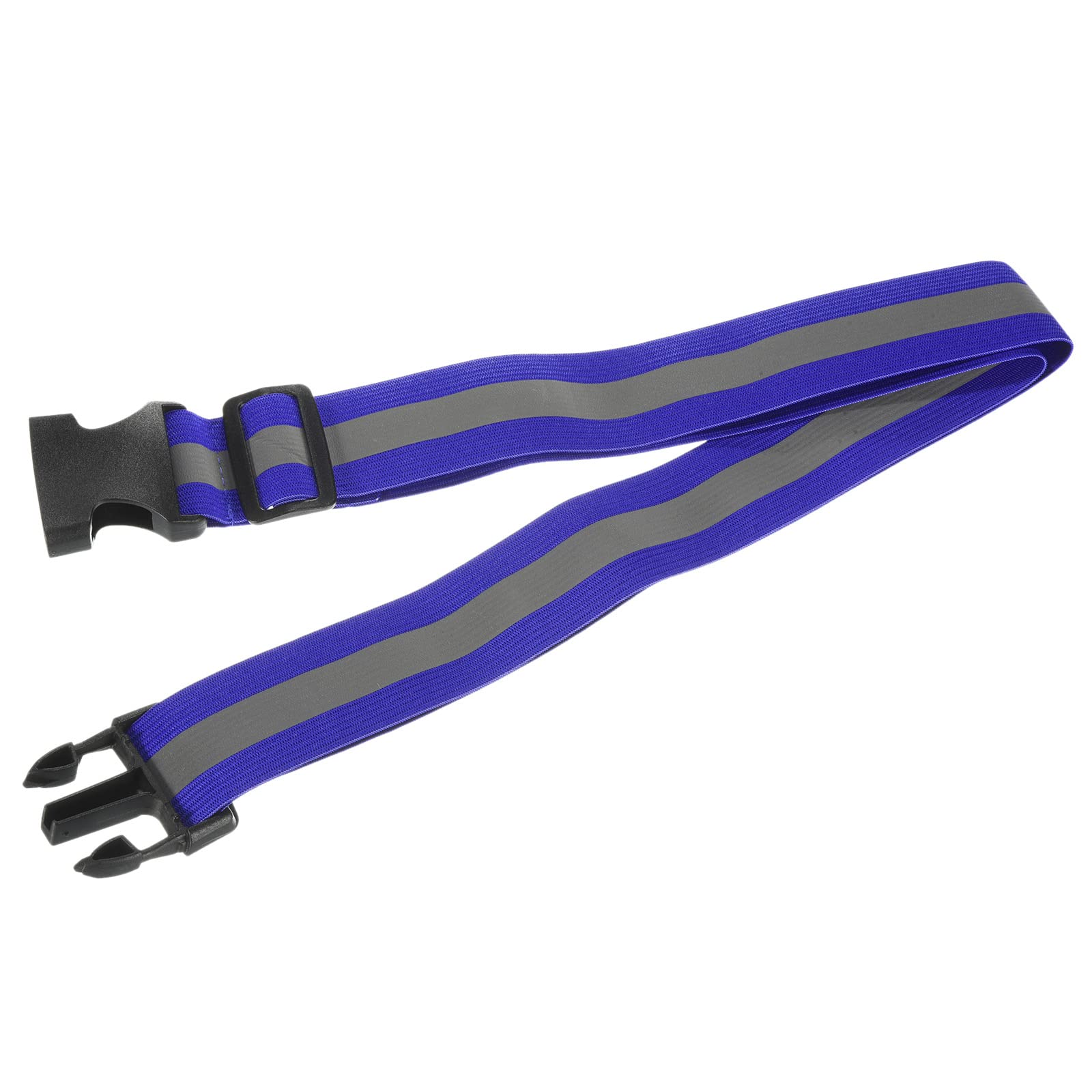 M METERXITY Reflective Belt Bands - High Visibility Safety Reflector Tape Gear, Apply to Cycling Running Night Walking(24x1.6 Inch, Blue)