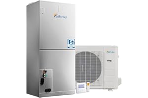 Senville 2 tonnes de climatiseur central split system 24 000 BTU, onduleur, vitesse variable, 5 kW AUX, 208/230 V