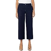 Liverpool Los Angeles Women's Wide Leg Knit Denim Cargo
