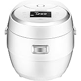 CUCKOO Micom Fuzzy Logic Rice Cooker, 20-Cup Cooked, White, CR-1020F | Large 10-Cup Uncooked Capacity, Nonstick Inner Pot, 15 Cooking Modes, 12-Hour Preset Timer, Steam Plate Included