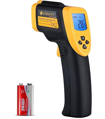 Visland Infrared Thermometer Non-Contact Digital Temperature Gun With LCD Screen For Cooking, Reptiles, Pizza Oven , 58u2109 To 1022u2109 (-50u2103 To 550