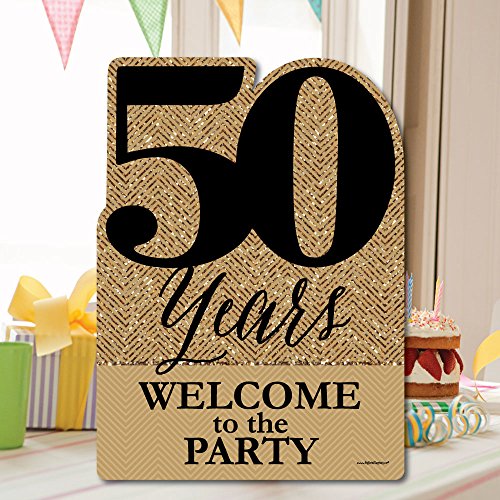 Big Dot of Happiness We Still Do - 50th Wedding Anniversary - Party Decorations - Anniversary Party Welcome Yard Sign